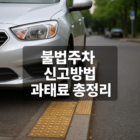 불법주차 신고방법 과태료 총정리