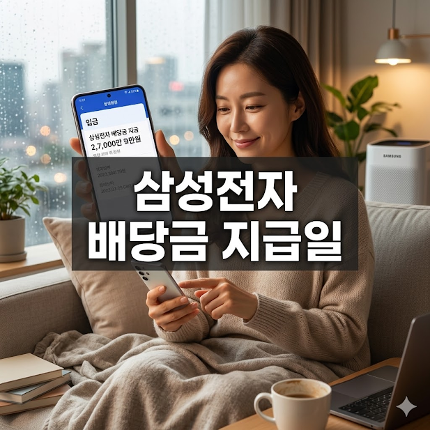 삼성전자 배당금 지급일 일정 총정리