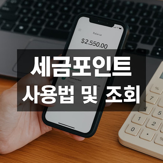 세금포인트 사용법 및 조회 가이드
