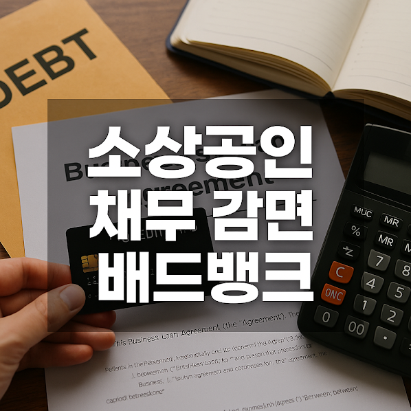 소상공인 채무 감면 배드뱅크 제도 정리