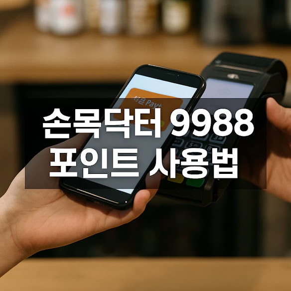손목닥터 9988 포인트 사용법, 서울페이로 현금처럼 쓰는 꿀팁