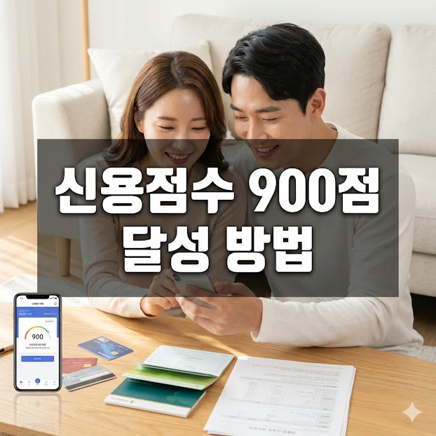 신용점수 높이는 방법, 900점 달성 방법