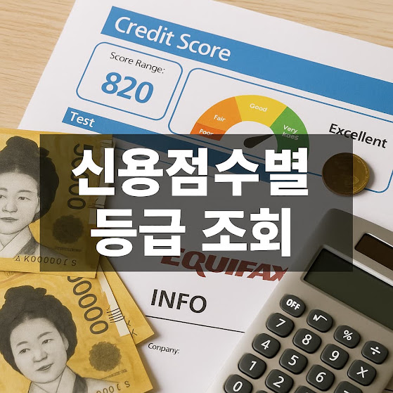 신용점수별 등급 조회 총정리: 신용등급 기준과 무료 조회 방법