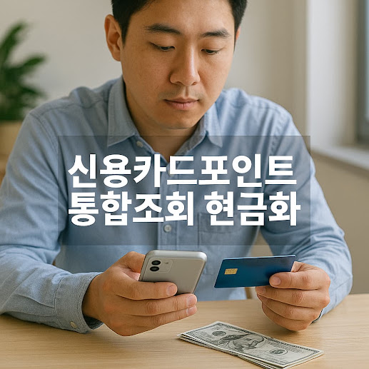 신용카드 포인트 통합조회 현금화 가이드
