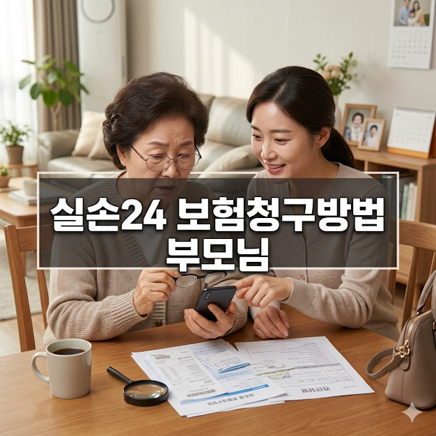 실손24 보험청구방법 부모님