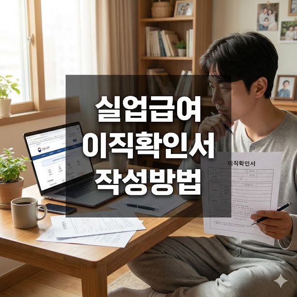 실업급여 이직확인서 작성방법