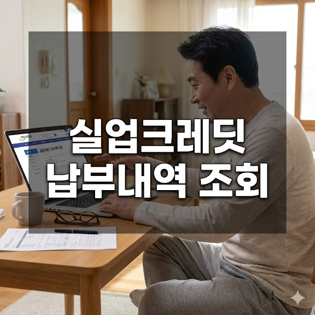 실업크레딧 납부내역 조회, 5분 만에 조회하는 방법