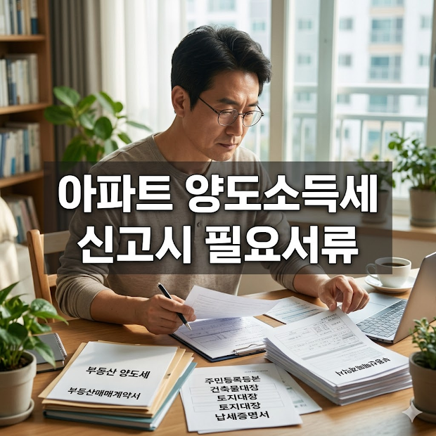 아파트 양도소득세 신고시 필요서류