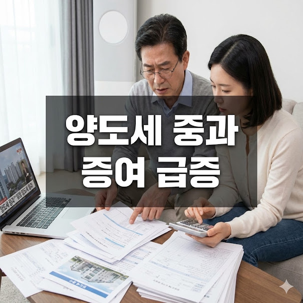 양도세 중과 증여 급증, 부동산 세금 폭탄 피하는 법