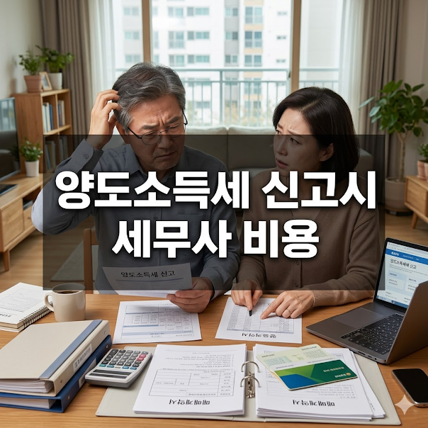 양도소득세 신고시 세무사 비용