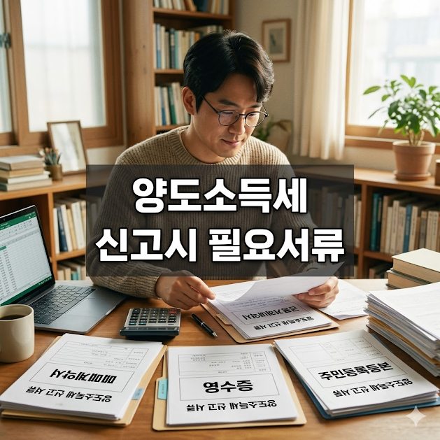 양도소득세 신고시 필요서류 정리 가이드