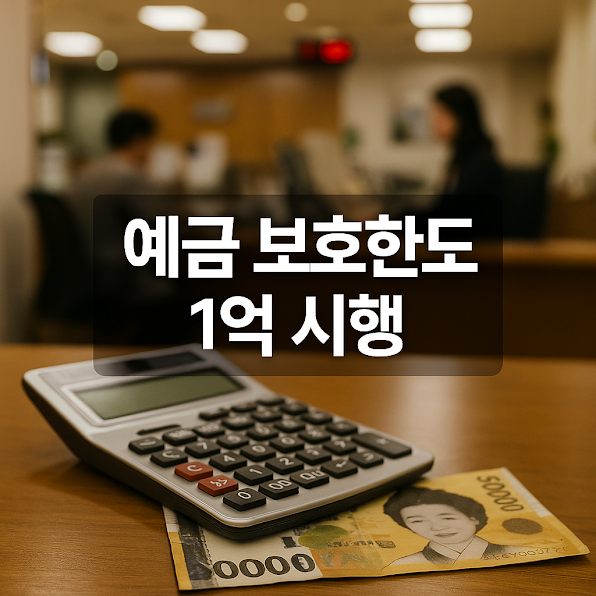 예금 보호한도 1억 시행: 9월부터 바뀌는 당신의 금융 안전망