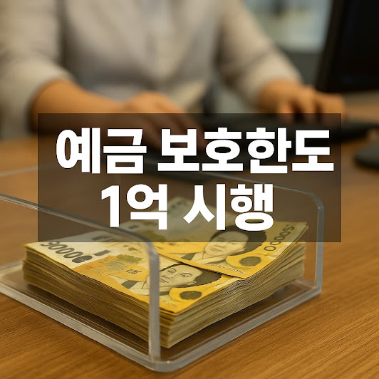 예금 보호한도 1억 시행: 당신의 자산, 얼마나 안전할까?
