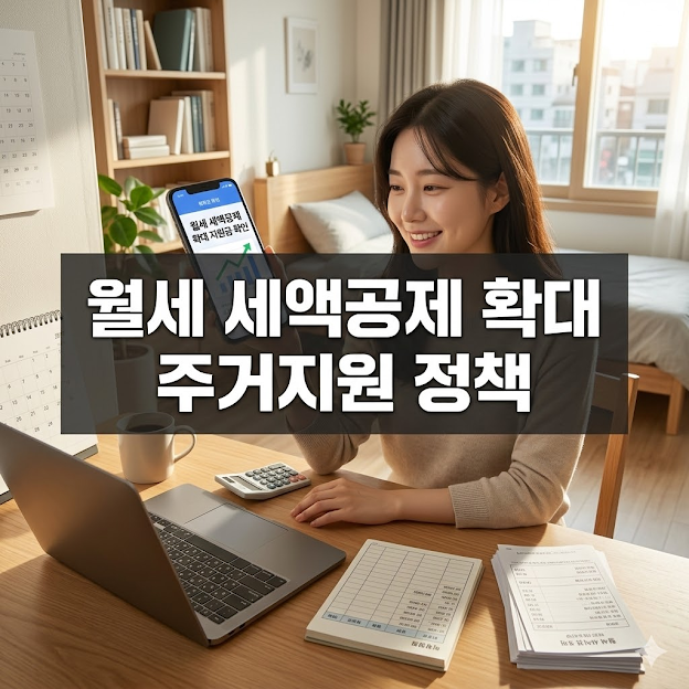 월세 세액공제 확대 주거지원 정책