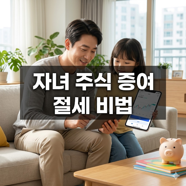 자녀 주식 증여 절세 비법