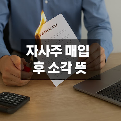 자사주 매입 후 소각 뜻, 주가에 미치는 영향까지 한눈에 정리