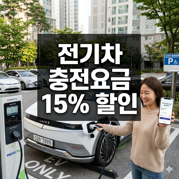 전기차 충전요금 15% 할인