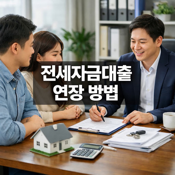 전세자금대출 연장 방법