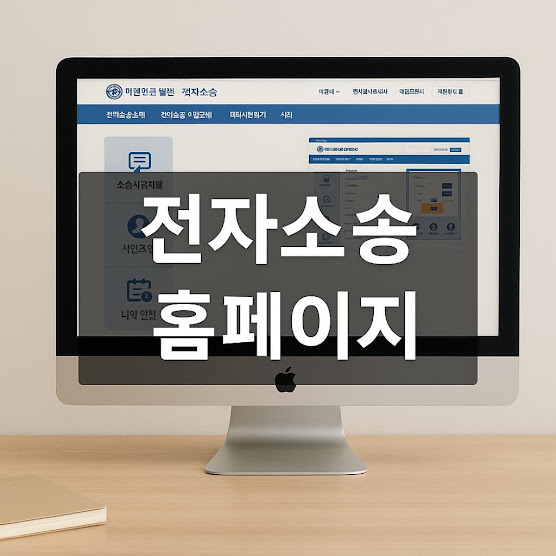 전자소송 홈페이지 이용 방법 총정리
