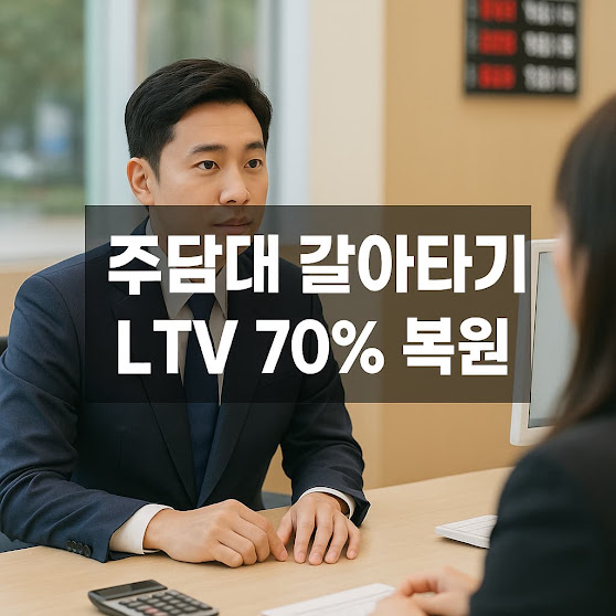 주담대 갈아타기 LTV 70% 복원
