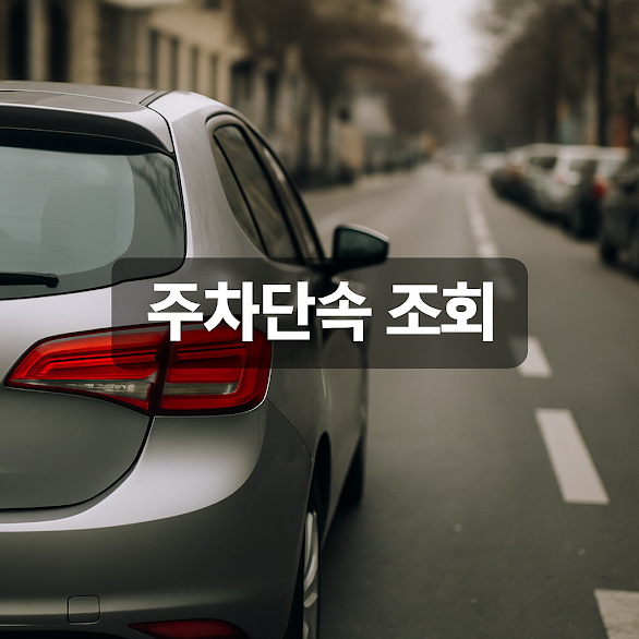주차단속 조회: 과태료 피하는 가장 확실한 방법