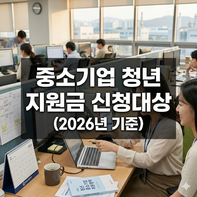 중소기업 청년 지원금 신청대상