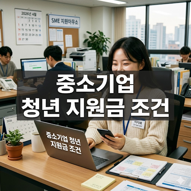중소기업 청년 지원금 조건