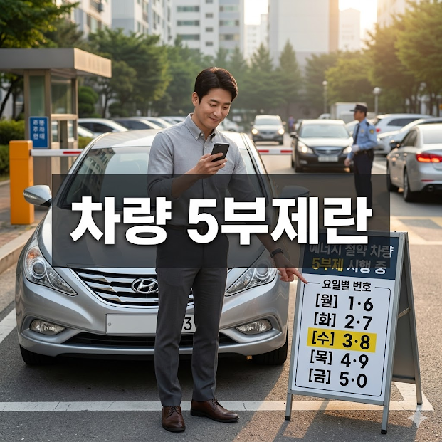 차량 5부제란? 나의 운행일은, 핵심 정보 총정리