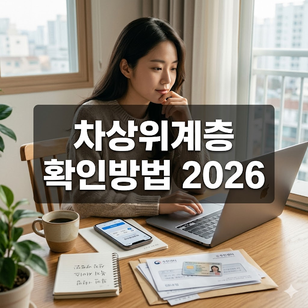 차상위계층 확인방법