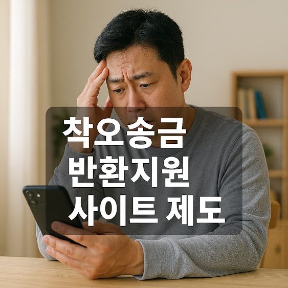 착오송금 반환지원 사이트 제도