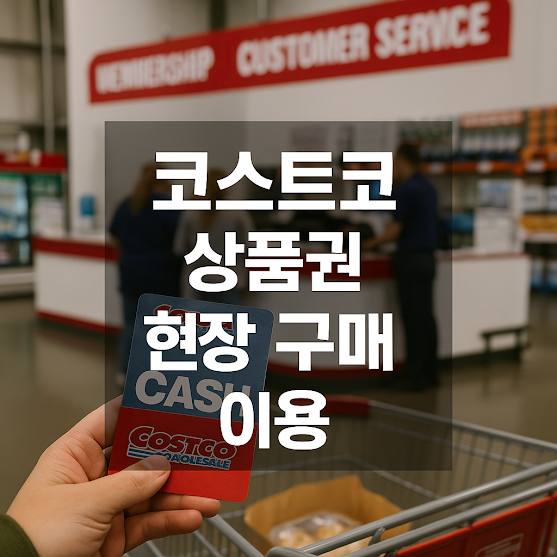 코스트코 상품권 현장 구매와 활용법 총정리