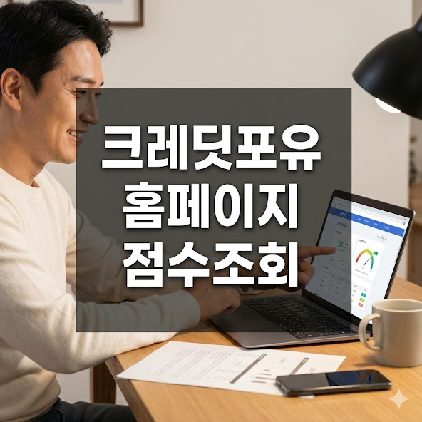 크레딧포유 홈페이지 점수조회