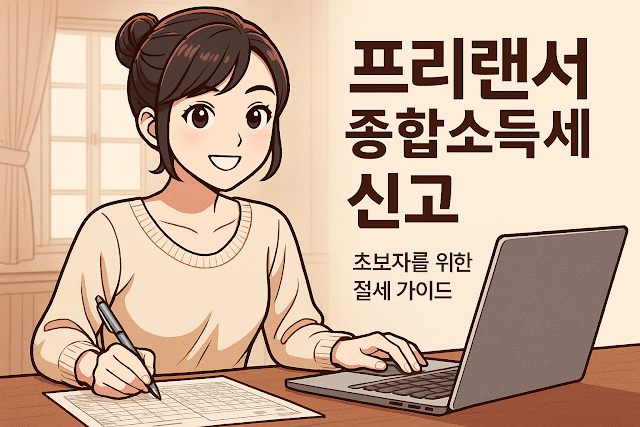 프리랜서 종합소득세 신고|초보자를 위한 절세 가이드