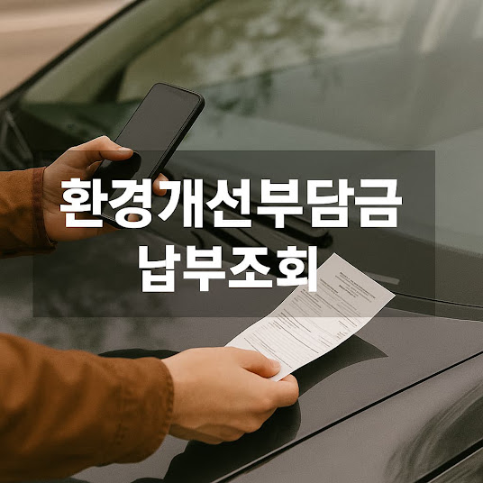 환경개선부담금 납부조회 방법 총정리