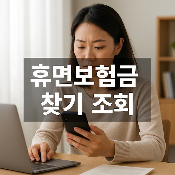 휴면보험금 찾기 조회