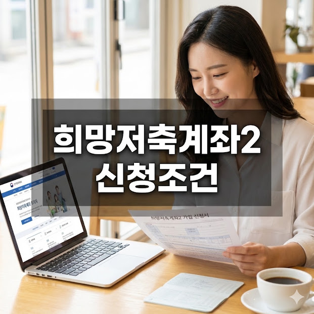 희망저축계좌2 신청조건, 저소득층 자산 형성을 위한 가이드